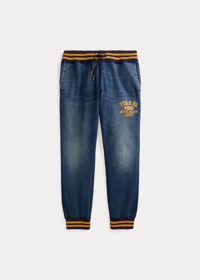 Joggers Polo Ralph Lauren Hombre Azules Azules - Stretch Denim - WCNAL9285